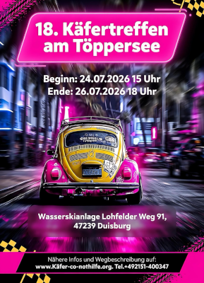 Flyer zum Käfertreffen 2026